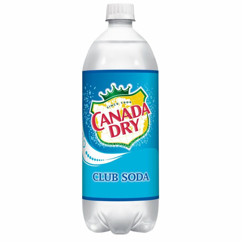 Canada Dry Club Soda Plastic - 1 Lt. x 15