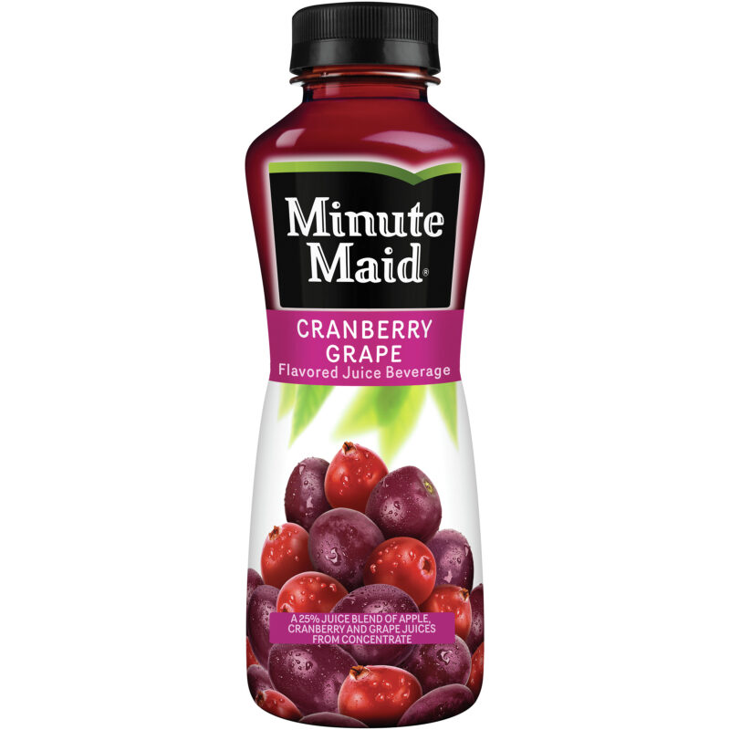 Minute Maid Cranberry Grape Plastic - 12 Oz. x 24