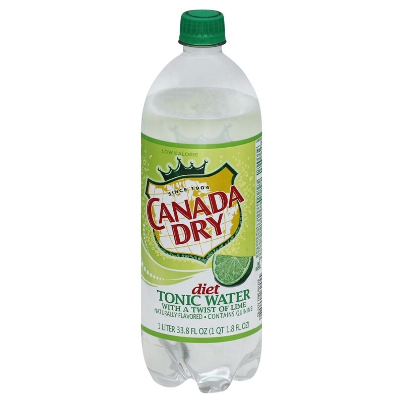 Canada Dry Tonic Diet Water with a Twist of Lime Plastic - 1 Lt. x 15