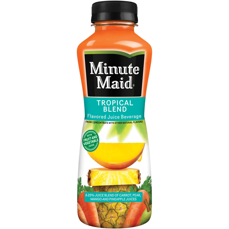 Minute Maid Tropical Blend Plastic - 12 Oz. x 24