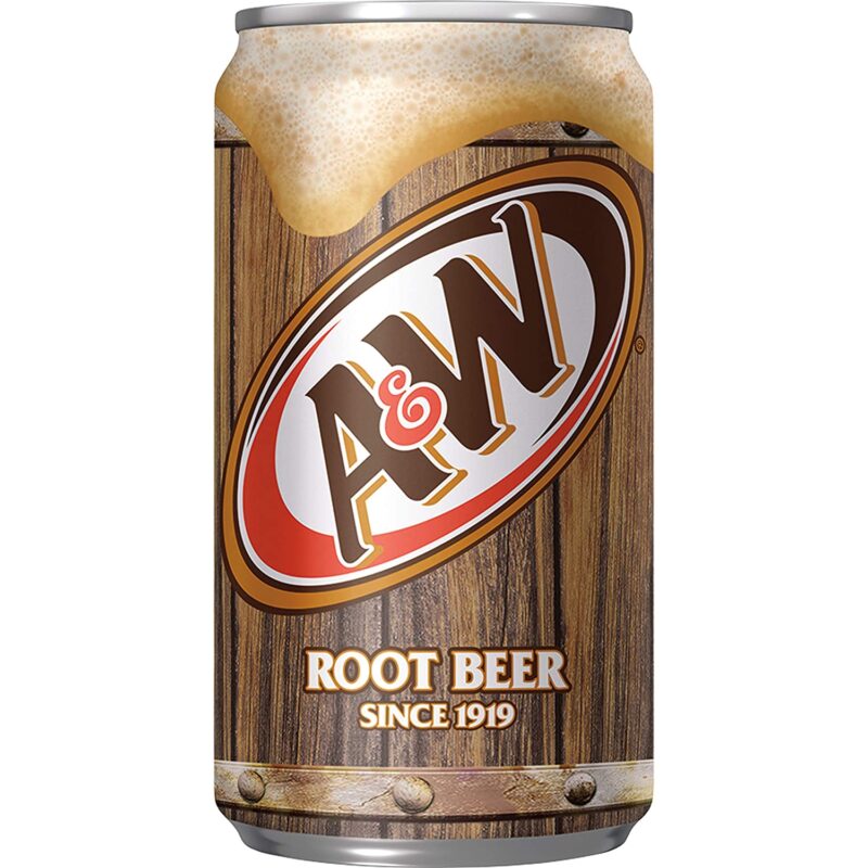 A&W Root Beer Slim Can - 7.5 Oz. 4 x 6