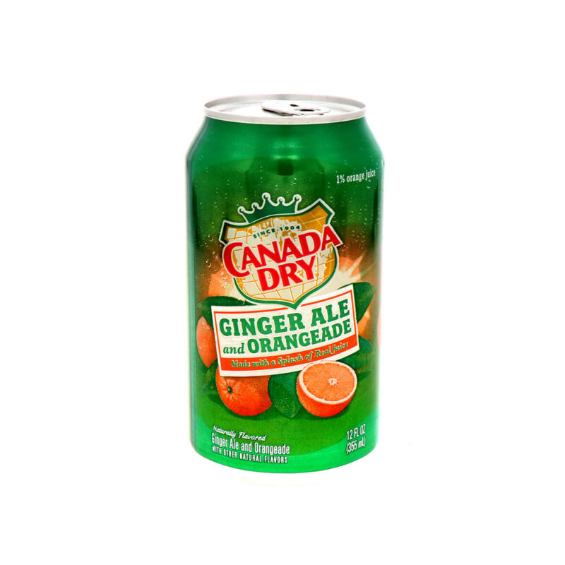 Canada Dry Ginger Ale Orangeade Can - 12 Oz. 2 x 12