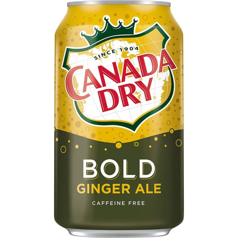Canada Dry Ginger Ale BOLD Can - 12 Oz. 2 x 12