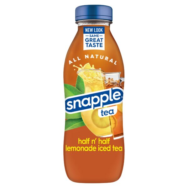 Snapple Half 'n Half Lemonade Iced Tea Plastic 16 Oz. x 12