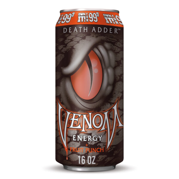 Venom Death Adder Fruit Punch 16 Oz. x 24