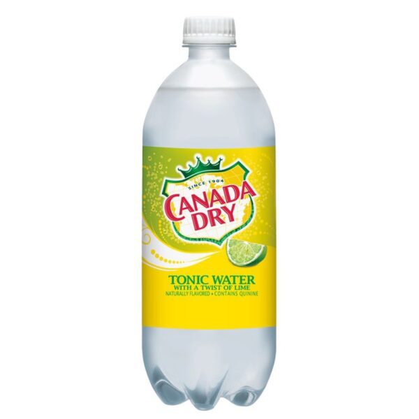 Canada Dry Tonic Water with a Twist of Lime Plastic - 1 Lt. x 15