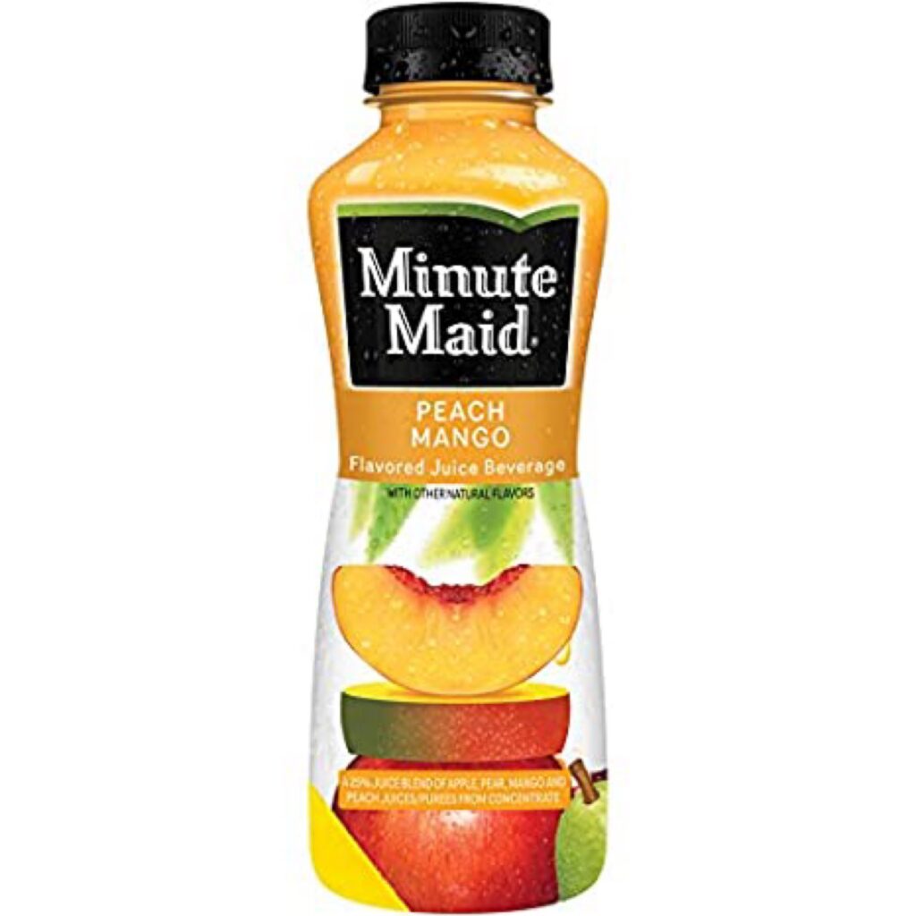 Minute Maid Peach Mango Plastic - 12 Oz. x 24 - CONVENIENT DISTRIBUTOR