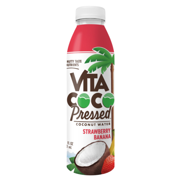 Vita Coco Strawberry Banana Plastic 16.9 Oz. x 12