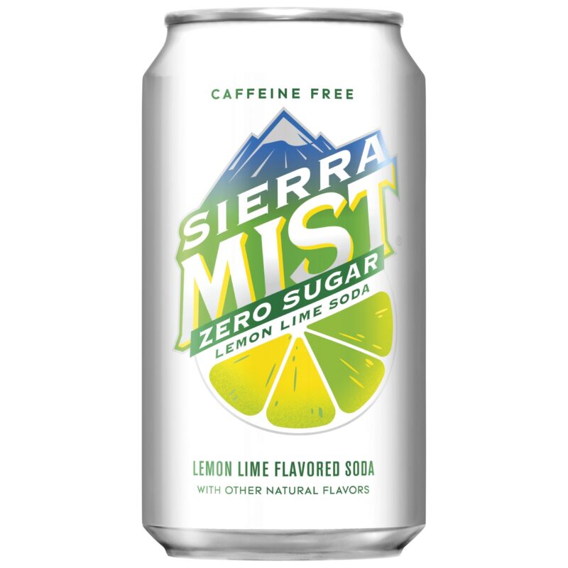 Sierra Mist Lemon Lime Zero Sugar Can 12 Oz. - 2 x 12