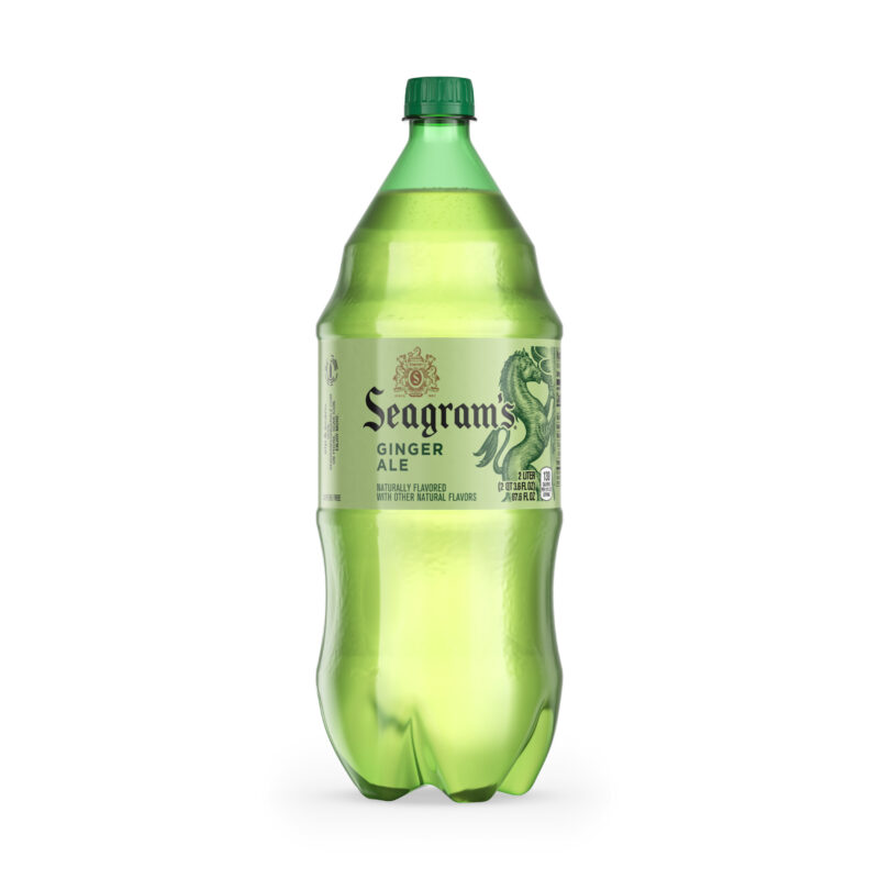 Seagram's Ginger Ale Plastic 2 Lt. x 8