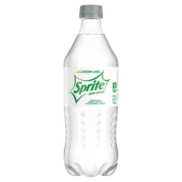 Sprite Lemon Lime Zero Sugar Plastic - 20 Oz. x 24