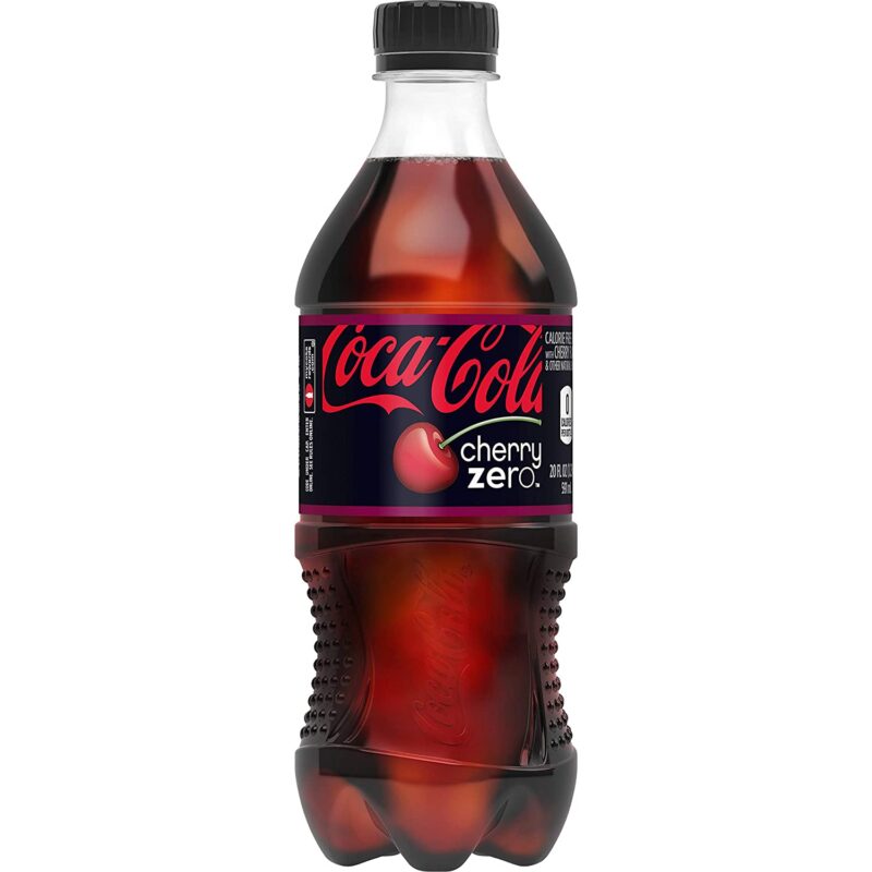 Coca Cola Cherry Zero Plastic 20 Oz. x 24