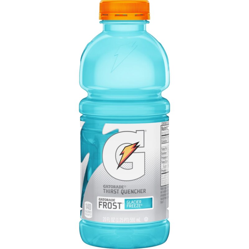 Gatorade Glacier Freeze Plastic 20 Oz. x 24