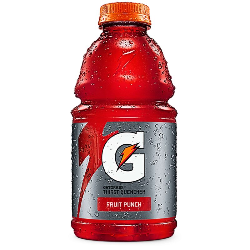 Gatorade Fruit Punch Plastic 32 Oz. x 12