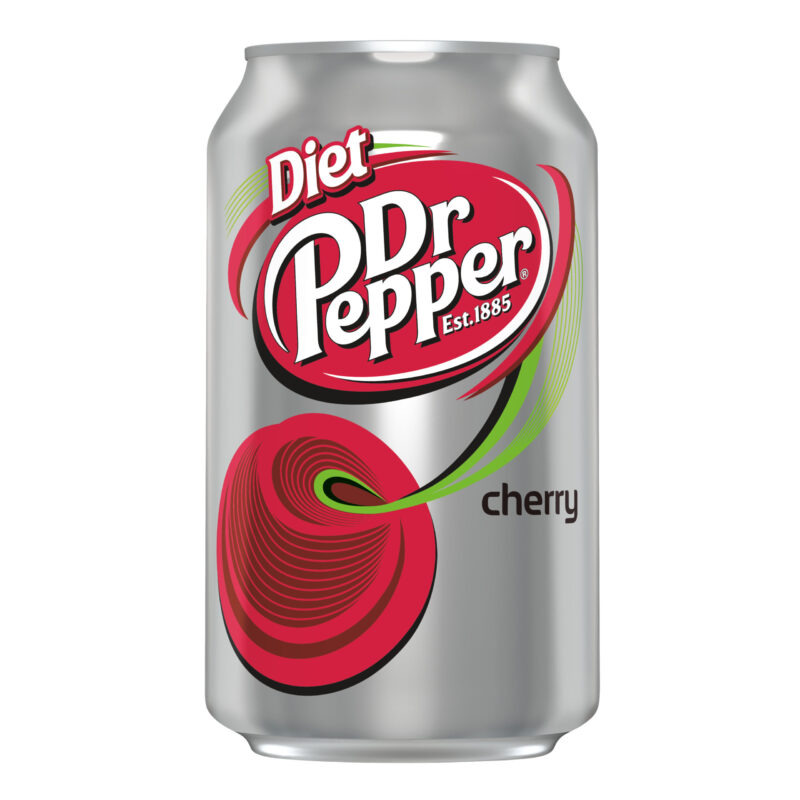 Dr. Pepper Cherry Diet Can 12 Oz. - 2 x 12