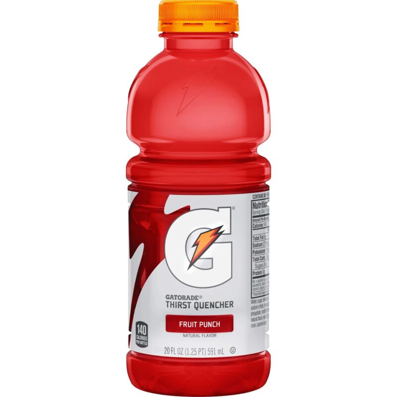 Gatorade Fruit Punch Plastic 20 Oz. x 24